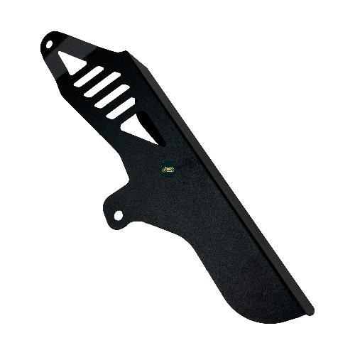 [E7-1014] CUBRE CADENA DE ACERO NEGRO MATE