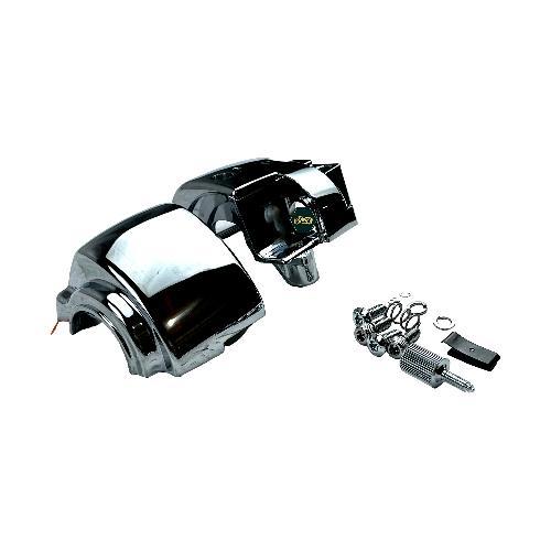 Chrome Switch Housing for '96 - '07 FLHR Juego de cubiertas de controles cromo Drag Specialties