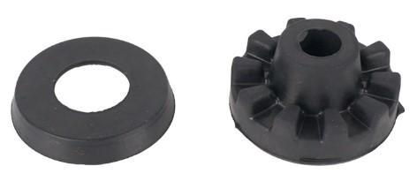 [TAN-8623-1422] Goma de tanque de combustible/gasolina (2 piezas), forma tipo torre, color XXXX, material caucho
