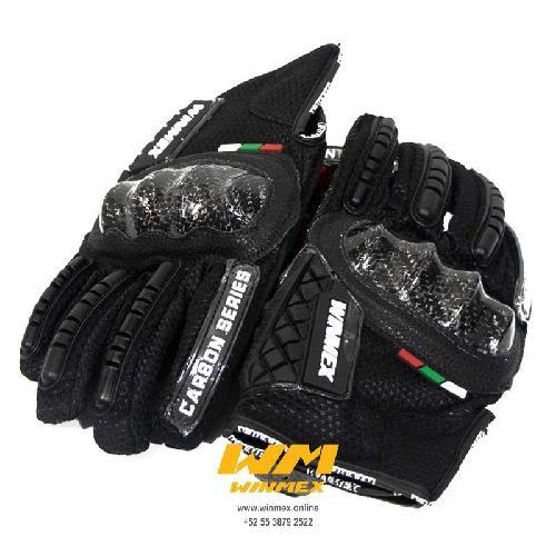 GUANTE PISTA WINMEX CARBON SERIES XL NEGRO