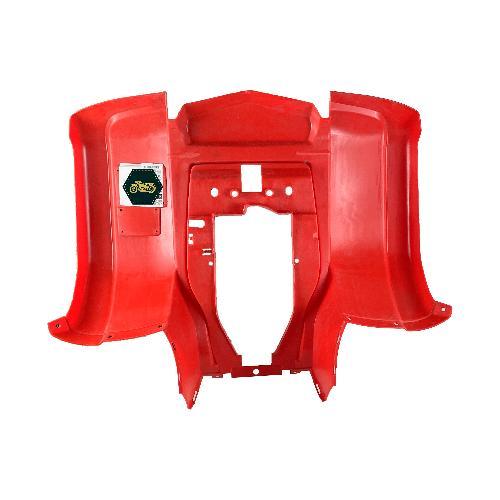 [F0-1058] Guardabarros/lodera/salpicadera trasera, material plastico, color rojo
