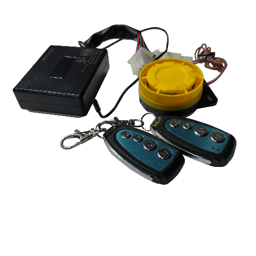 Alarma y encendido a distancia, conexion tipo macho (incluye 2 controles). 12 Volts, 5 Amperes, 60 Watts