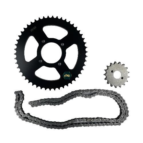 KIT DE SPROCKET CADENA REFORZADA 428H-132L SPROCKET 50T/17T