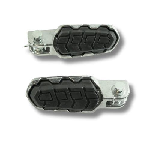 [H0-1099] Posapie delantero derecho e izquierdo juego/par/set. Color gris, tipo retractil