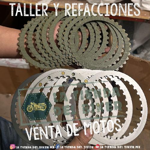 Juego/kit de pastas y discos de clutch. Incluye 8 pastas y 7 discos OEM: 37911-90
