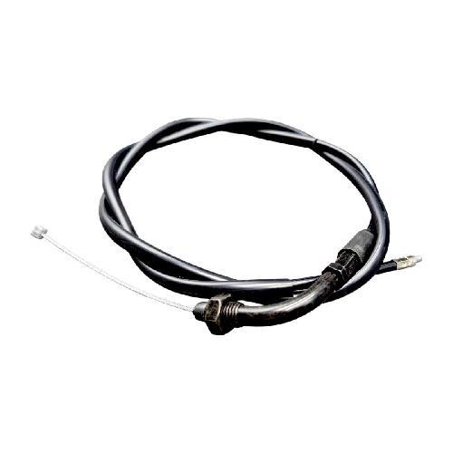 Cable/chicote de acelerador tipo simple. Con curva superior. Largo del cable XXXX y largo de chicote XXXX