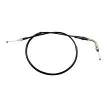 Cable/chicote de acelerador tipo simple. Con curva superior. Largo del cable XXXX y largo de chicote XXX