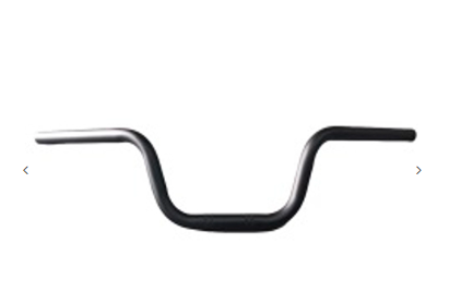[D6-1141] Manillar/manubrio/volante color negro mate, tipo medio