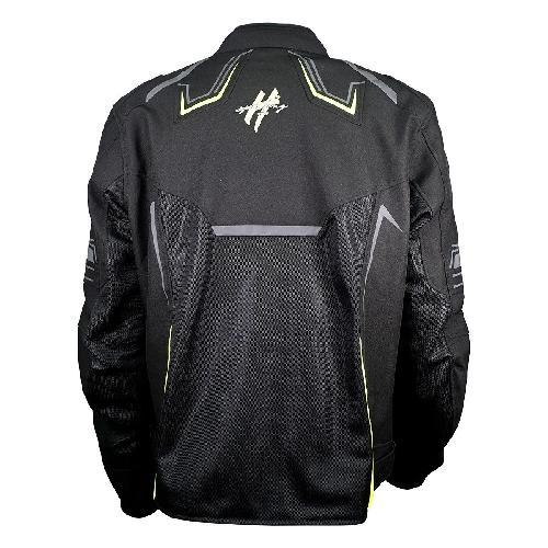 [CHA-H010-L] CHAMARRA PARA MOTOCICLISTA NEGRO CLONIC SUMMER CORTA TALLA G
