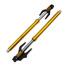 [46-7610-001] Barra de suspension delantera derecha e izquierda juego/par/set. Tipo invertida, color dorado
