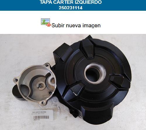 Cubierta/tapa izquierda de motor color negro