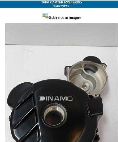 [250231212] Cubierta/tapa izquierda de motor color negro