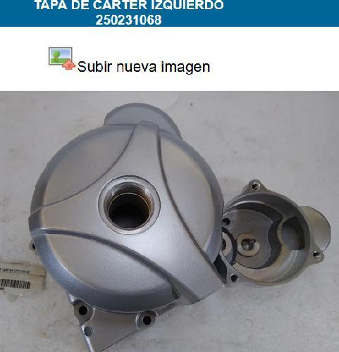 Cubierta/tapa izquierda de motor color gris