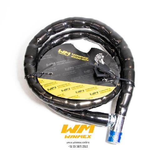[A6-1003] Candado tipo lazo, material metal, color negro