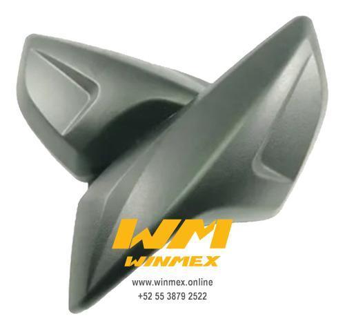 Cubre puños, derecho e izquierdo juego/par, material plastico, color negro