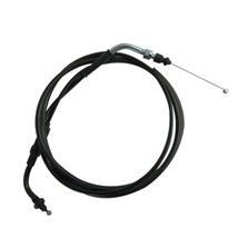 Cable/chicote de acelerador tipo simple. Con curva superior y curva inferior. Largo del cable XXXX y largo de chicote XXXX