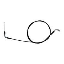 Cable/chicote de acelerador tipo simple. Con curva superior y curva inferior. Largo del cable XXXX y largo de chicote XXXX