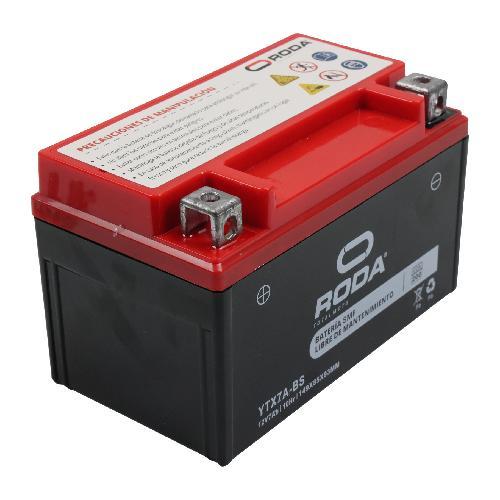 (YTX7A-BS) Acumulador/bateria/pila libre de mantenimiento (sellada/gel), 12Volts 7Amperes. Marca Roda
