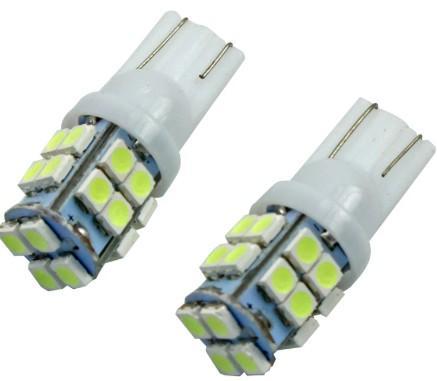 Foco de pellizco, tipo led, 20 leds, luz blanca, 12 volts, T-10