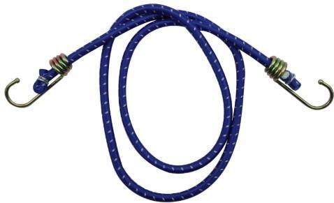 Lazo sujetador tirante elastico, color azul, con reflejante, 8 mm X 1100 mm, marca roda