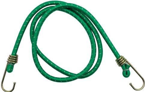 Lazo sujetador tirante elastico, color verde, con reflejante, 8 mm X 1100 mm, marca roda