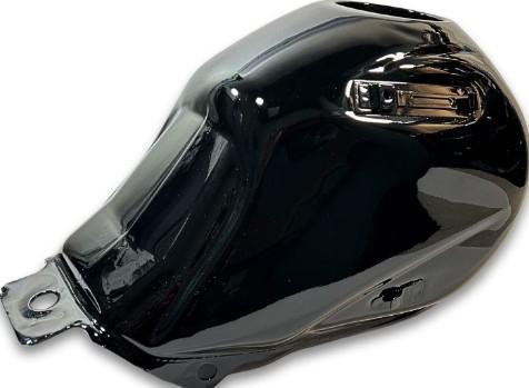 Deposito/tanque de combustible/gasolina, color negro gloss, material metal, XX litros